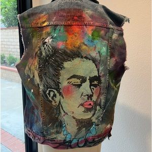 NEW Denim Jacket FRIDA KAHLO